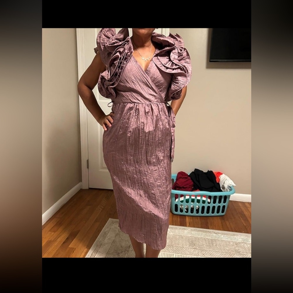 Vintage 80s B B COLLECTIONS pleated avant garde origami ruffled